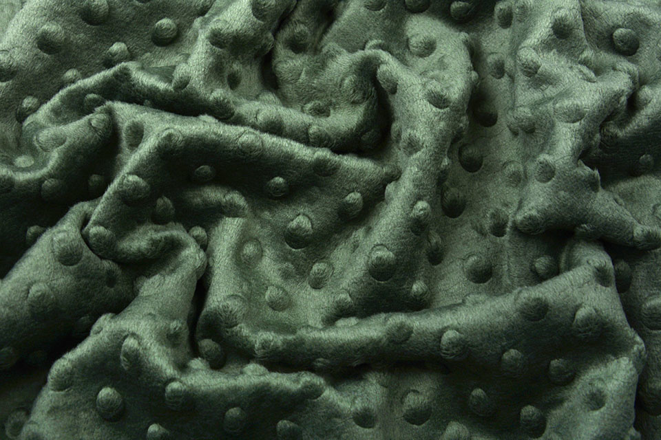 Minky Fleece Armeegrün