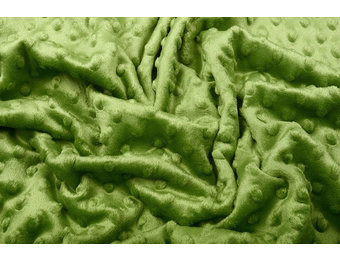 Minky Fleece Dunkel Limettengrün