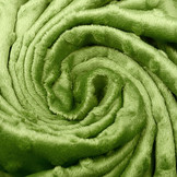 Minky Fleece Donker Lime