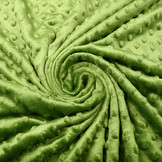 Minky Fleece Donker Lime