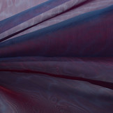 Organza Two-Tone  Bordeaux-Blue