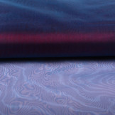 Organza Two-Tone Bordeaux-Blauw