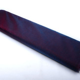 Organza Two-Tone Bordeaux-Blauw