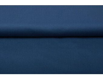 Stretch Katoen Donker Blauw