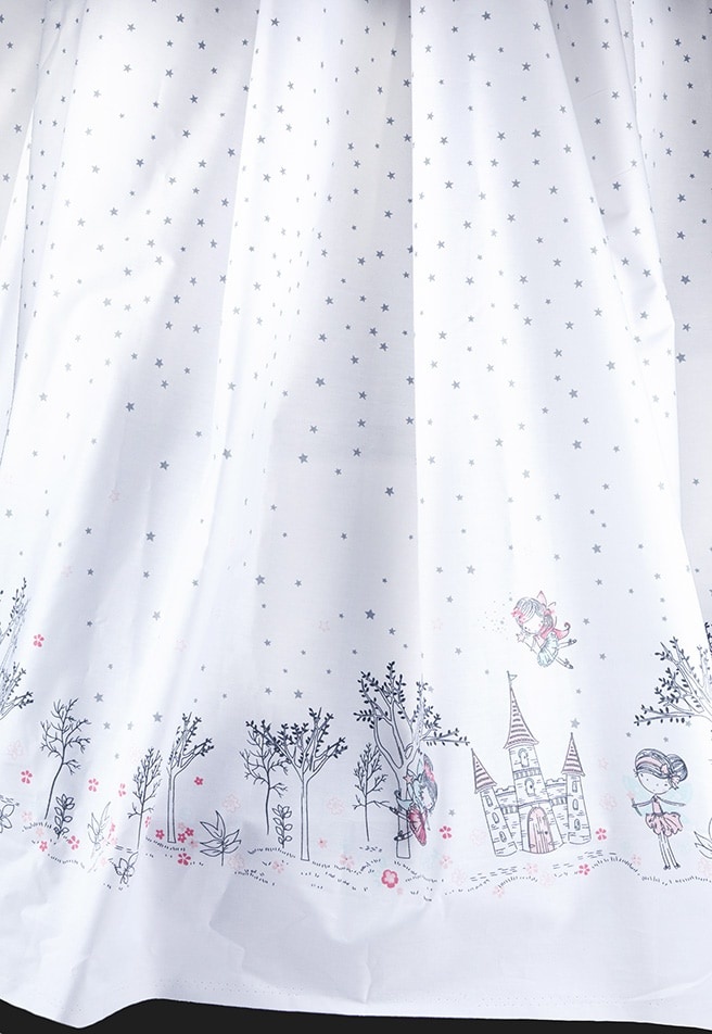 100% Cotton Fairy With Castle