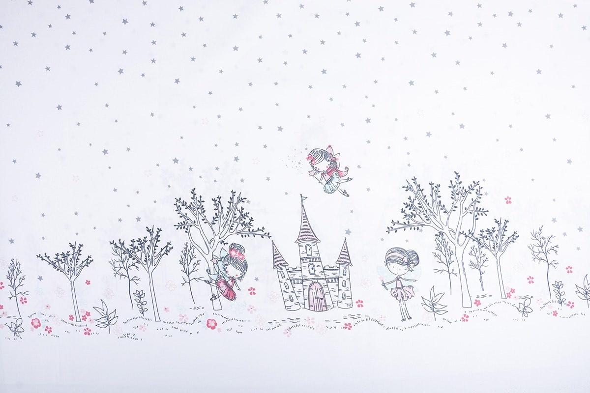 100% Cotton Fairy With Castle