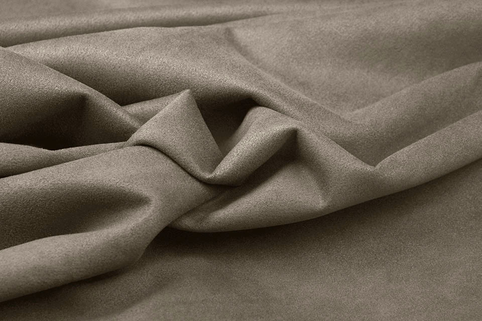Leichtes Scuba Wildleder Taupe