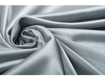 Charmeuse Futter Hellgrau