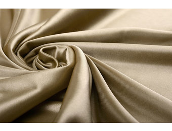 Charmeuse Futter Mokkabraun