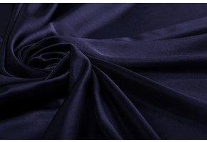 Charmeuse Futter Marineblau