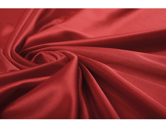 Charmeuse Futter Rot