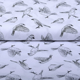 100% Digitaal Katoen Mussen  Wit Zwart