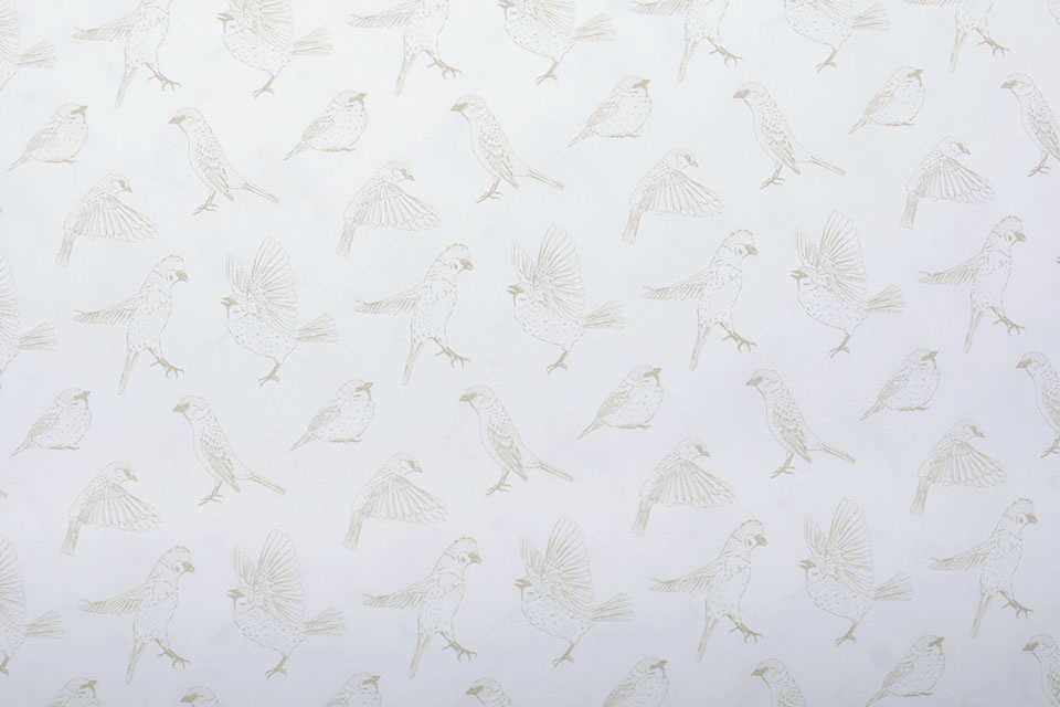 100% Digital Cotton Sparrows Creme Sand