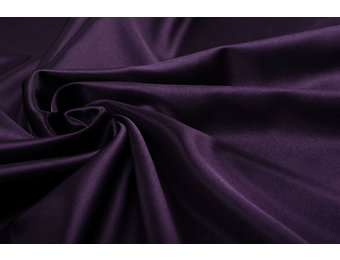 Charmeuse Voering Donker Aubergine