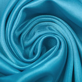 Charmeuse Voering Donker Aqua