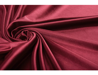 Charmeuse Voering Donker Rood