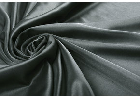 Charmeuse Voering Donker Grijs