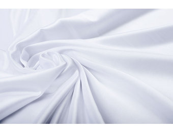 Charmeuse Futter Weiß