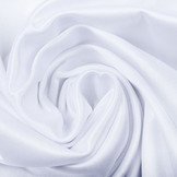 Charmeuse Futter Weiß