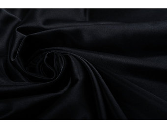 Charmeuse Voering Zwart