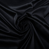 Charmeuse Futter Schwarz