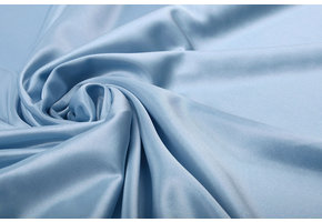 Charmeuse Futter Babyblau