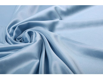 Charmeuse Futter Babyblau