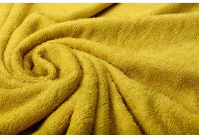 Bamboo Terry Cloth Ocher Yellow