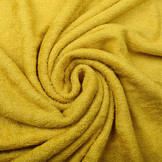 Bamboo Terry Cloth Ocher Yellow