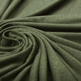 Cotton Jersey Army Groen Melange