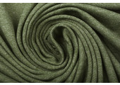Cotton Jersey Army Green Melange