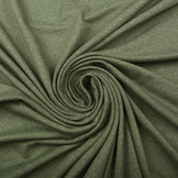 Baumwolljersey Armeegrün Melange