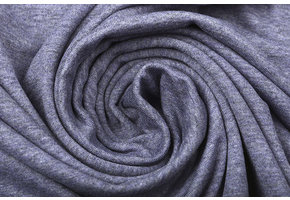 Cotton Jersey Dark Lilac Melange