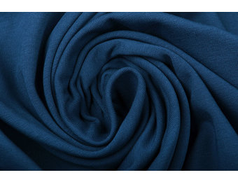 Cotton Jersey Politie Blauw