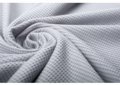Baby Jersey Waffle Pique Fabric Grey