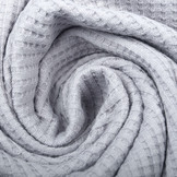 Baby Jersey Waffle Pique Fabric Grey