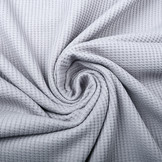 Baby Jersey Waffle Pique Fabric Grey