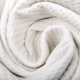 Baby Jersey Waffelpiqué Baumwolle Creme