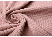 Baby Jersey Waffelpiqué Baumwolle Puderrosa