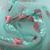 Mesh Embroidered Oliva Mint Pink