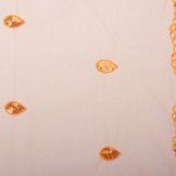 Netz Bestickt Qatra Orange