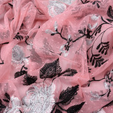 Netz Bestickt Mawhero Rosa