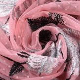 Mesh Geborduurd Mawhero Roze