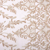 Netz Bestickt Manga Taupe