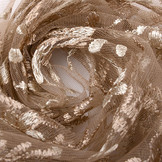 Netz Bestickt Manga Taupe