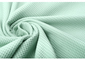 Baby Jersey Waffle Pique Fabric Light Old Green