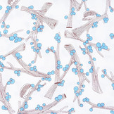 Linenlook Printed Colorful Hedgehog With Berry Branch