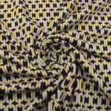 Viscose Punta Di Roma Link Chain Navy