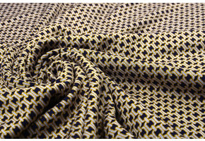 Viscose Punta Di Roma Small Link Chain Navy