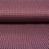 Viscose Punta Di Roma Kleine Schakelketting Marine Rood